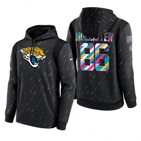 Jacob Hollister Jaguars 2021 NFL Crucial Catch Therma Pullover Hoodie