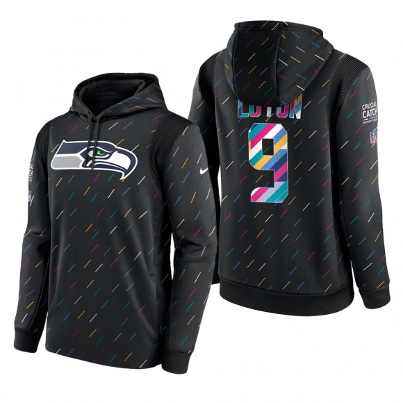 Jake Luton Seahawks 2021 NFL Crucial Catch Therma Pullover Hoodie