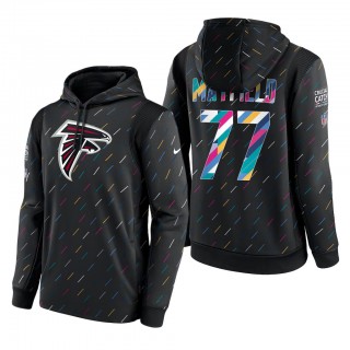 Jalen Mayfield Falcons 2021 NFL Crucial Catch Therma Pullover Hoodie