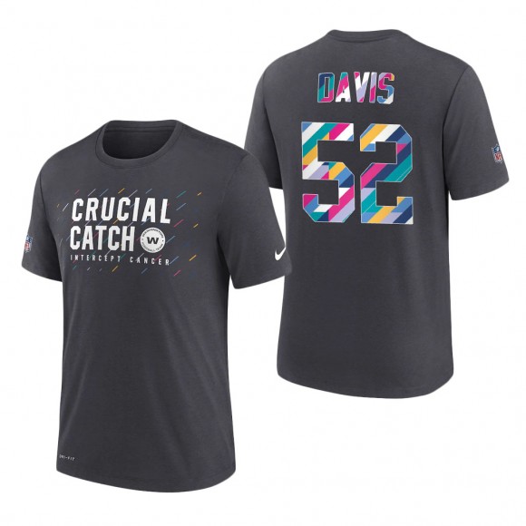 Jamin Davis Washington 2021 NFL Crucial Catch Performance T-Shirt