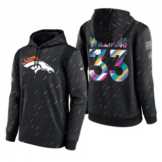 Javonte Williams Broncos 2021 NFL Crucial Catch Therma Pullover Hoodie