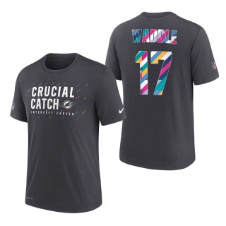 Jaylen Waddle Dolphins 2021 NFL Crucial Catch Performance T-Shirt