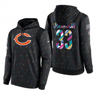 Jaylon Johnson Bears 2021 NFL Crucial Catch Therma Pullover Hoodie
