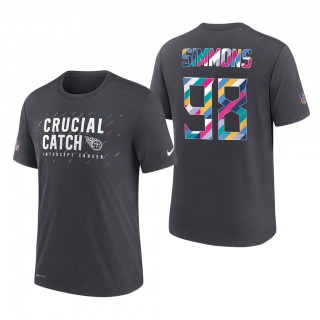 Jeffery Simmons Titans 2021 NFL Crucial Catch Performance T-Shirt