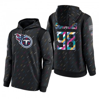Jeffery Simmons Titans 2021 NFL Crucial Catch Therma Pullover Hoodie