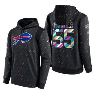 Jerry Hughes Bills 2021 NFL Crucial Catch Therma Pullover Hoodie