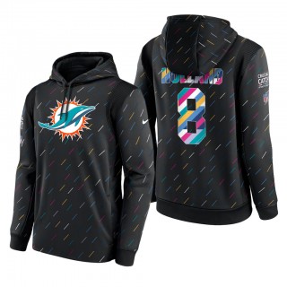 Jevon Holland Dolphins 2021 NFL Crucial Catch Therma Pullover Hoodie