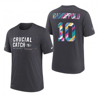Jimmy Garoppolo 49ers 2021 NFL Crucial Catch Performance T-Shirt