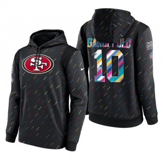 Jimmy Garoppolo 49ers 2021 NFL Crucial Catch Therma Pullover Hoodie