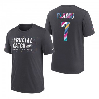 Joe Flacco Eagles 2021 NFL Crucial Catch Performance T-Shirt