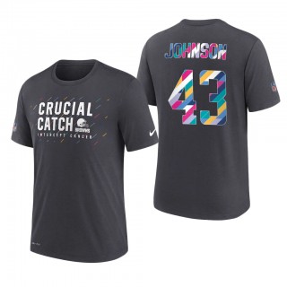 John Johnson Browns 2021 NFL Crucial Catch Performance T-Shirt
