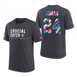 Johnathan Abram Raiders 2021 NFL Crucial Catch Performance T-Shirt