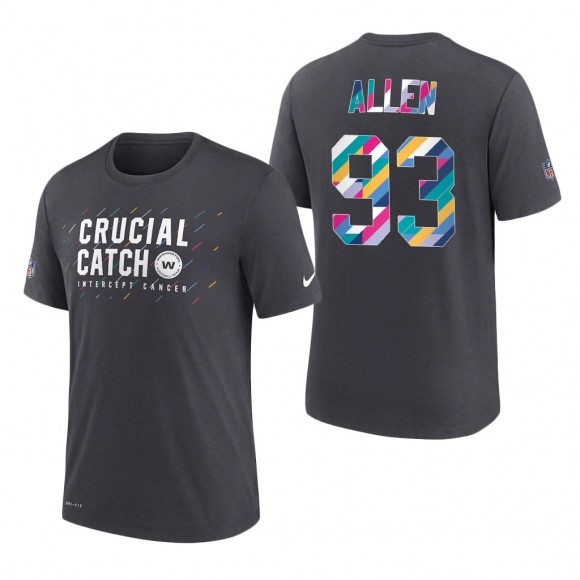 Jonathan Allen Washington 2021 NFL Crucial Catch Performance T-Shirt