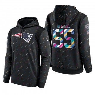 Josh Uche Patriots 2021 NFL Crucial Catch Therma Pullover Hoodie