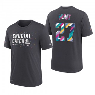 Kareem Hunt Browns 2021 NFL Crucial Catch Performance T-Shirt