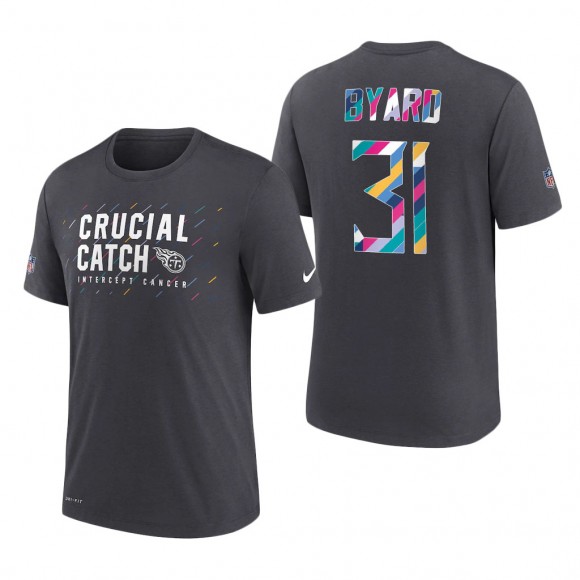 Kevin Byard Titans 2021 NFL Crucial Catch Performance T-Shirt