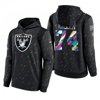 Kolton Miller Raiders 2021 NFL Crucial Catch Therma Pullover Hoodie