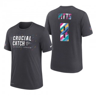 Kyle Pitts Falcons 2021 NFL Crucial Catch Performance T-Shirt