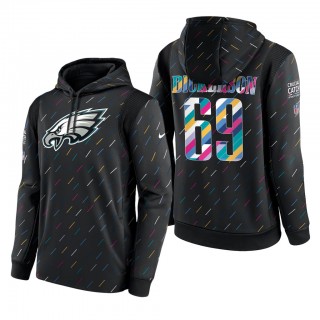 Landon Dickerson Eagles 2021 NFL Crucial Catch Therma Pullover Hoodie