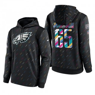Lane Johnson Eagles 2021 NFL Crucial Catch Therma Pullover Hoodie