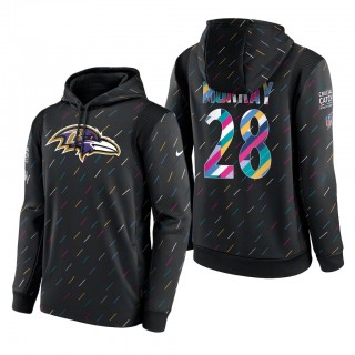 Latavius Murray Ravens 2021 NFL Crucial Catch Therma Pullover Hoodie