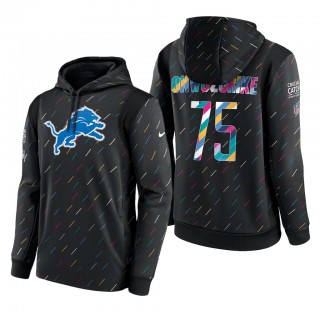 Levi Onwuzurike Lions 2021 NFL Crucial Catch Therma Pullover Hoodie