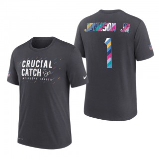 Lonnie Johnson Jr. Texans 2021 NFL Crucial Catch Performance T-Shirt