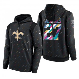Malcolm Jenkins Saints 2021 NFL Crucial Catch Therma Pullover Hoodie