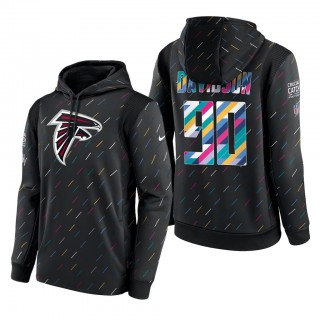 Marlon Davidson Falcons 2021 NFL Crucial Catch Therma Pullover Hoodie