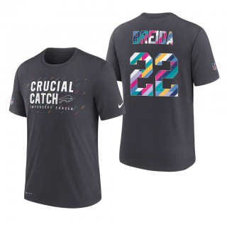 Matt Breida Bills 2021 NFL Crucial Catch Performance T-Shirt