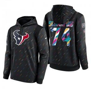 Max Scharping Texans 2021 NFL Crucial Catch Therma Pullover Hoodie