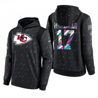 Mecole Hardman Chiefs 2021 NFL Crucial Catch Therma Pullover Hoodie