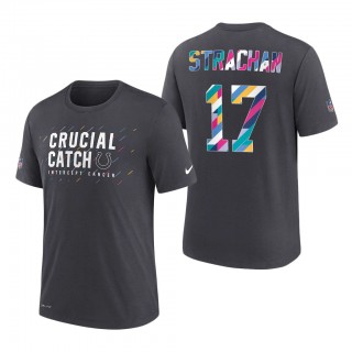 Mike Strachan Colts 2021 NFL Crucial Catch Performance T-Shirt