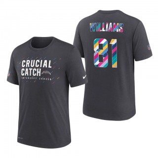 Mike Williams Chargers 2021 NFL Crucial Catch Performance T-Shirt