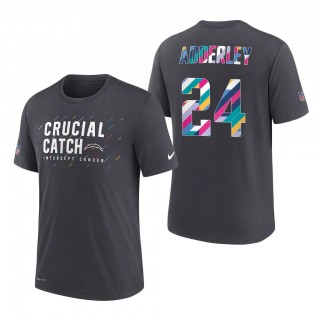 Nasir Adderley Chargers 2021 NFL Crucial Catch Performance T-Shirt