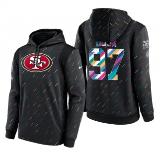 Nick Bosa 49ers 2021 NFL Crucial Catch Therma Pullover Hoodie