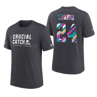 Nick Chubb Browns 2021 NFL Crucial Catch Performance T-Shirt