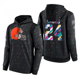 Nick Chubb Browns 2021 NFL Crucial Catch Therma Pullover Hoodie