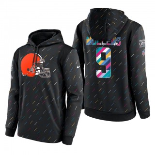 Nick Mullens Browns 2021 NFL Crucial Catch Therma Pullover Hoodie