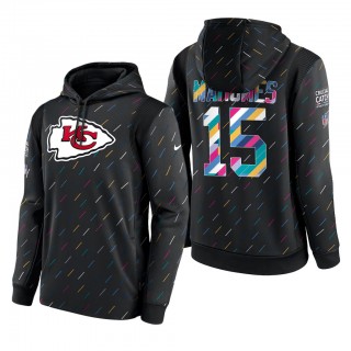 Patrick Mahomes Chiefs 2021 NFL Crucial Catch Therma Pullover Hoodie