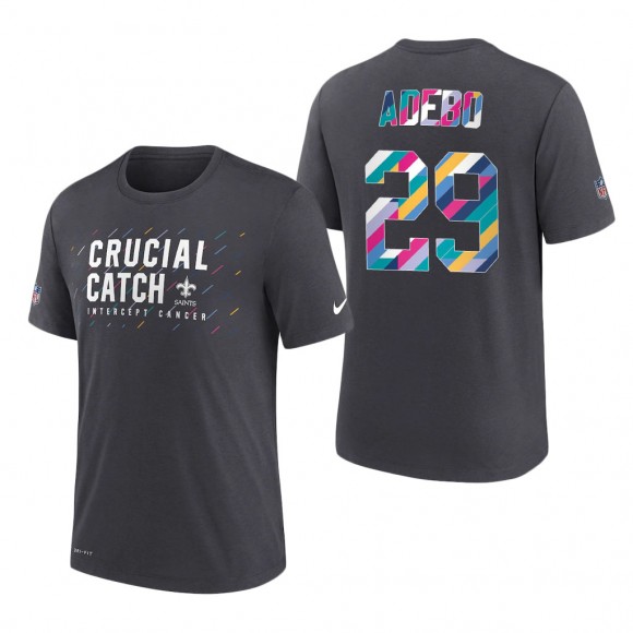 Paulson Adebo Saints 2021 NFL Crucial Catch Performance T-Shirt