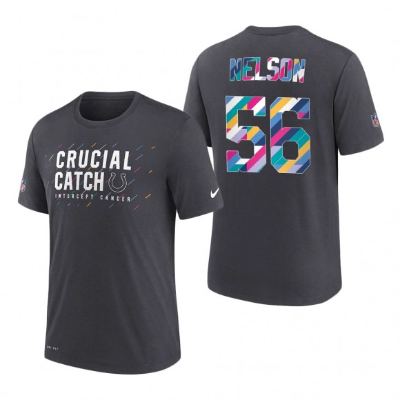 Quenton Nelson Colts 2021 NFL Crucial Catch Performance T-Shirt
