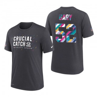 Rashan Gary Packers 2021 NFL Crucial Catch Performance T-Shirt