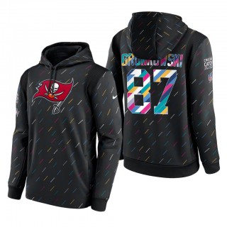 Rob Gronkowski Buccaneers 2021 NFL Crucial Catch Therma Pullover Hoodie