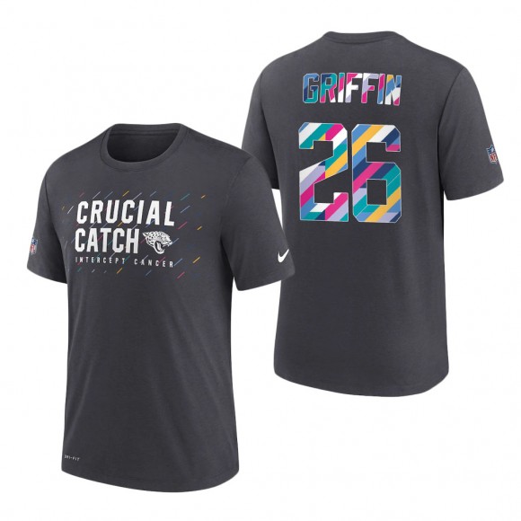 Shaquill Griffin Jaguars 2021 NFL Crucial Catch Performance T-Shirt