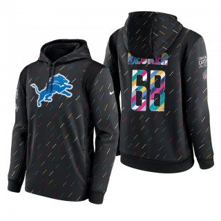 Taylor Decker Lions 2021 NFL Crucial Catch Therma Pullover Hoodie