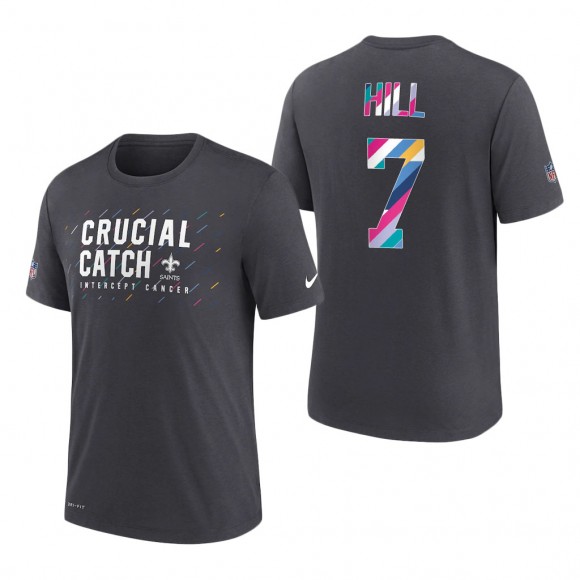 Taysom Hill Saints 2021 NFL Crucial Catch Performance T-Shirt