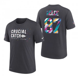 Travis Kelce Chiefs 2021 NFL Crucial Catch Performance T-Shirt