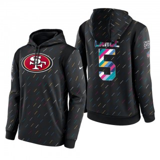 Trey Lance 49ers 2021 NFL Crucial Catch Therma Pullover Hoodie