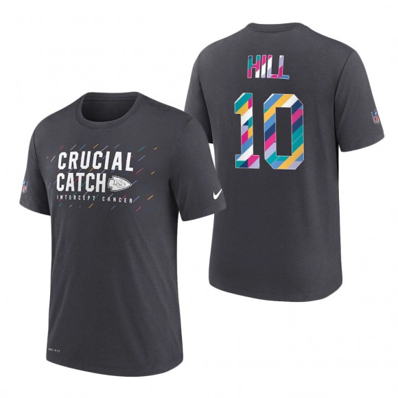 Tyreek Hill Chiefs 2021 NFL Crucial Catch Performance T-Shirt